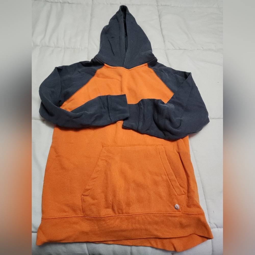 Xersion Orange and Gray Kids Hoodie
